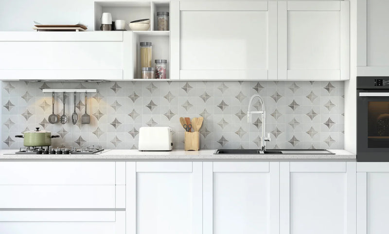 Waterjet Cologne Honed Marble Mosaic Tile