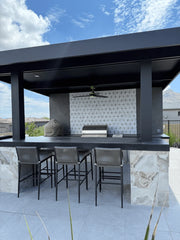 Waterjet Cologne Honed Marble Mosaic Tile