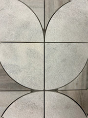 Waterjet Cologne Honed Marble Mosaic Tile