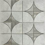 Waterjet Cologne Honed Marble Mosaic Tile