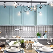 Waterjet Sorbus 09.6 x 10.4 Polished Marble Mosaic Tile