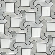 Waterjet Vitex 10x10 Polished Marble Mosaic Tile