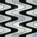 Waterjet Zoser 06x13 Polished Marble Mosaic Tile