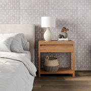 Wave Ash 24x12 Fan Deco Honed Ceramic Tile