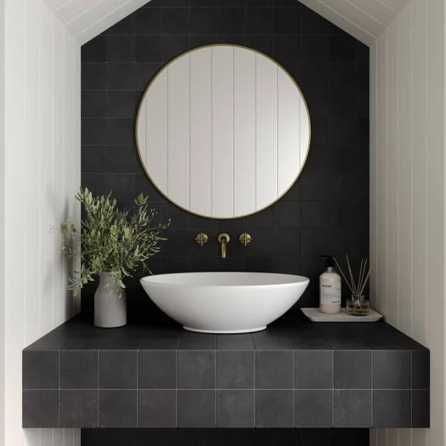 Wave Coal 12x12 Sheet 4x4 Honed Glass Mosaic Tile