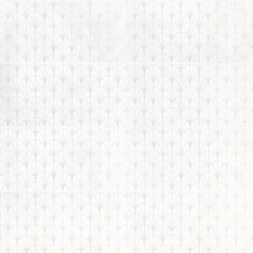 Wave Ice 24x12 Fan Deco Honed Ceramic Tile