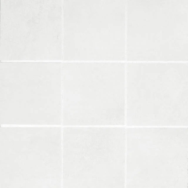Wave Ice 4x4 Mosaic on 12x12 Sheet Honed Glass Mosaic