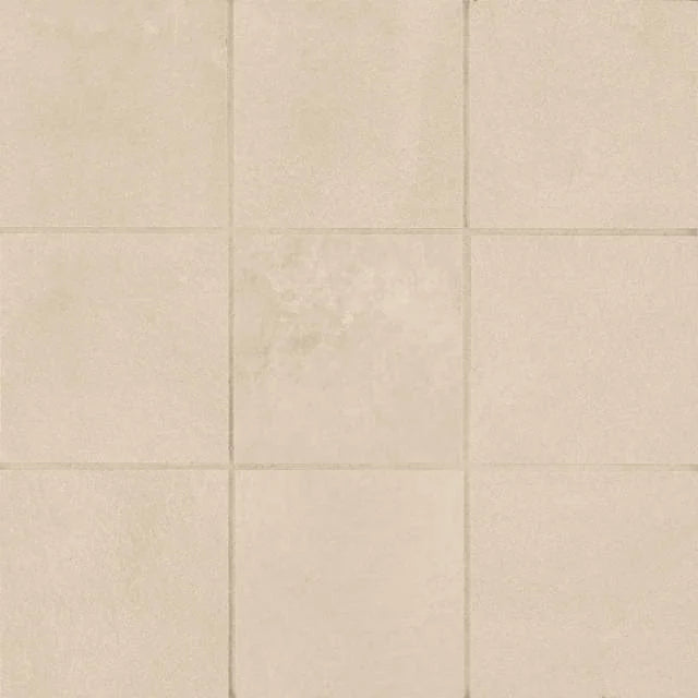 Wave Sand 4x4 12x12 Sheet Honed Glass Mosaic