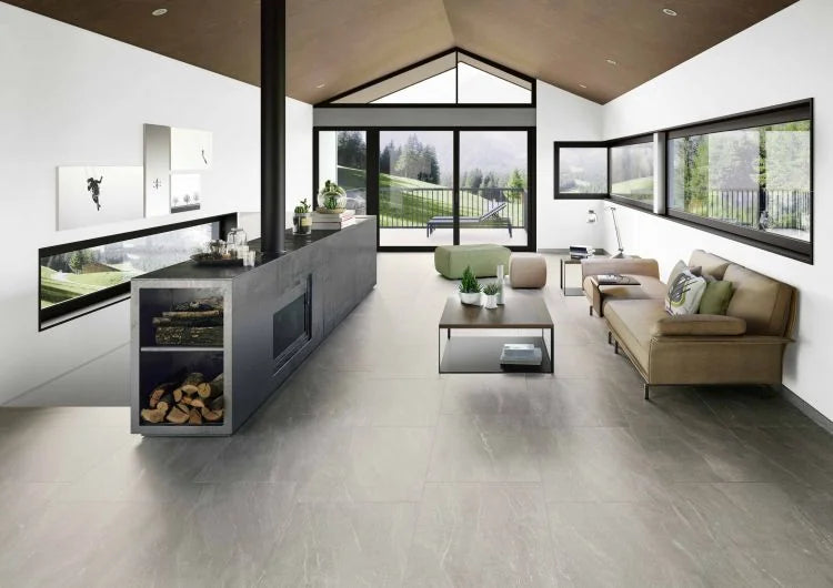 Waystone Pearl 24x48 Stone Look Porcelain Tile