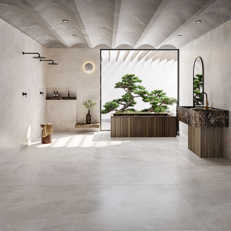 Ortiz Cinza Ac 48x48 Glazed Porcelain Tile