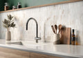 Rockart Calcata Gold Oval 10x10 Natural Stone & Glass Mosaic