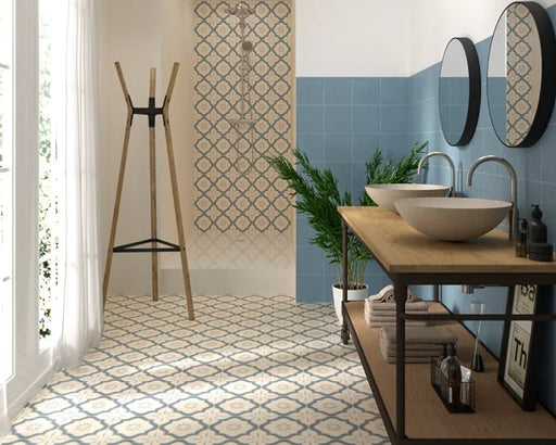 Saudade Azul 7.9x7.9 Matte Ceramic Tile
