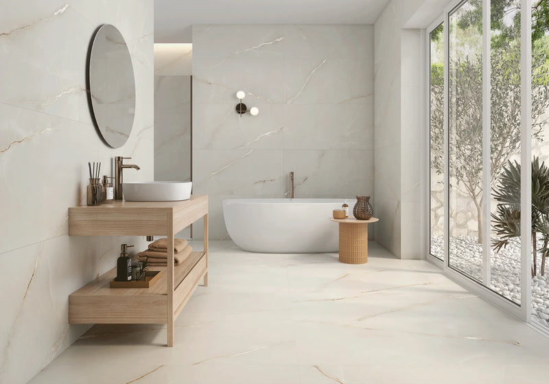 Onice Supreme Marfil 24x48 Glazed Porcelain Tile