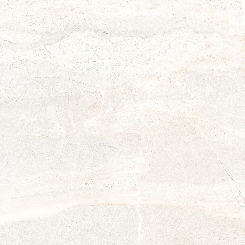 Weston White 13x13 Glazed Ceramic Floor Tile