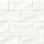 Whisper White 3x6 Glossy Ceramic Subway Tile