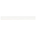 Whisper White Quarter Round Molding 5/8x6 Glossy Ceramic Trim