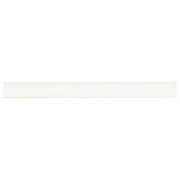 Whisper White Quarter Round Molding 5/8x6 Glossy Ceramic Trim