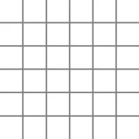 White 2x2 Matte Ceramic Mosaic