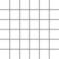 White 2x2 Matte Ceramic Mosaic