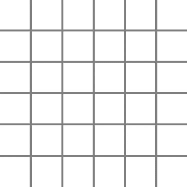 White 2x2 Matte Ceramic Mosaic