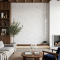 White Carrara 12.5x11.75 Hexagon Polished Marble Tile — Living Room feature wall