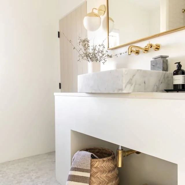 White Carrara 2 Hexagon Honed Marble Mosaic