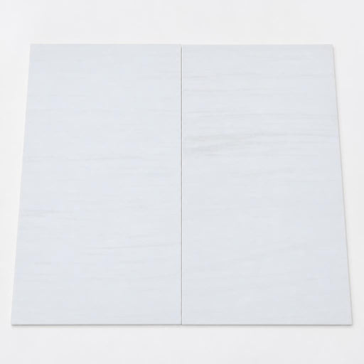 White Dolomite 12x24 Honed Natural Marble Tile close-up