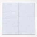 White Dolomite 12x24 Polished Natural Marble Tile close-up