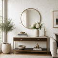 White Dolomite Herringbone 1x4 Honed Marble Mosaic — Living Room accent wall