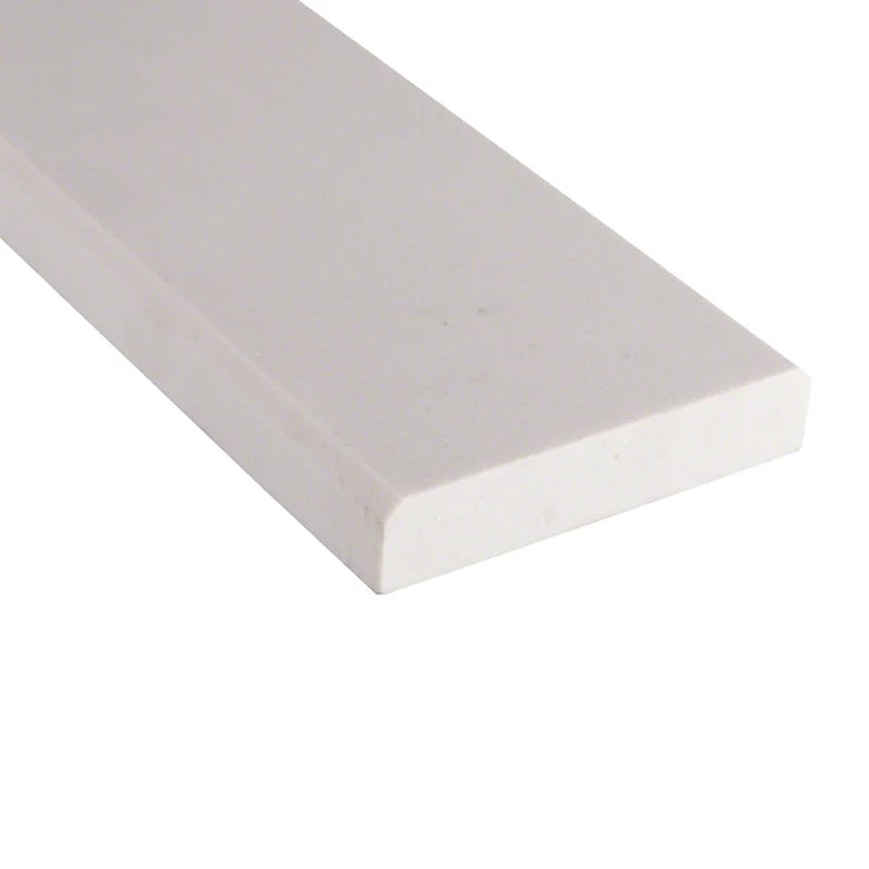 White Marble 4x24 Double Beveled Polished Trim
