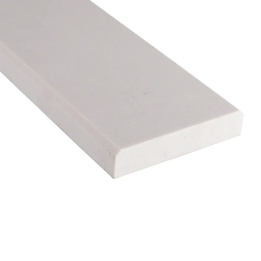 White Marble 4x24 Double Beveled Polished Trim