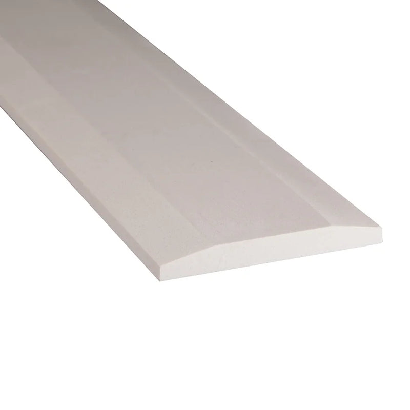 White Marble 5x36 Double Hollywood Polished Trim