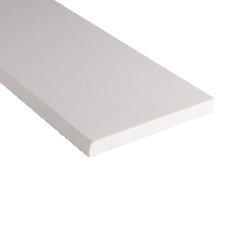 White Marble 6x54 Single Beveled Polished Trim