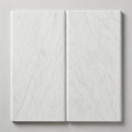 White Marble Leather (Sandblasted & Brushed) 12 x 24 x 1.25 Double Bullnose Coping 12x24 close-up