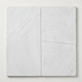 White Marble Leather (Sandblasted & Brushed) 12 x 24 x 1.25 Paver 12x24 close-up