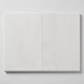 White Marble Leather (Sandblasted & Brushed) 16 x 24 x 1.25 Bullnose Coping 16x24 close-up