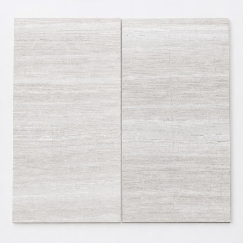 White Oak 12x24x0.38 Honed Marble Tile close-up