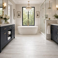 White Oak 12x24x0.38 Honed Marble Tile — Primary Bath floor