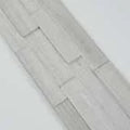White Oak 3D Mini Panel 4.5x16 Honed Marble Ledger Stone