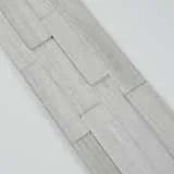 White Oak 3D Mini Panel 4.5x16 Honed Marble Ledger Stone