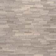 White Oak 3D Mini Panel 4.5x16 Honed Marble Ledger Stone