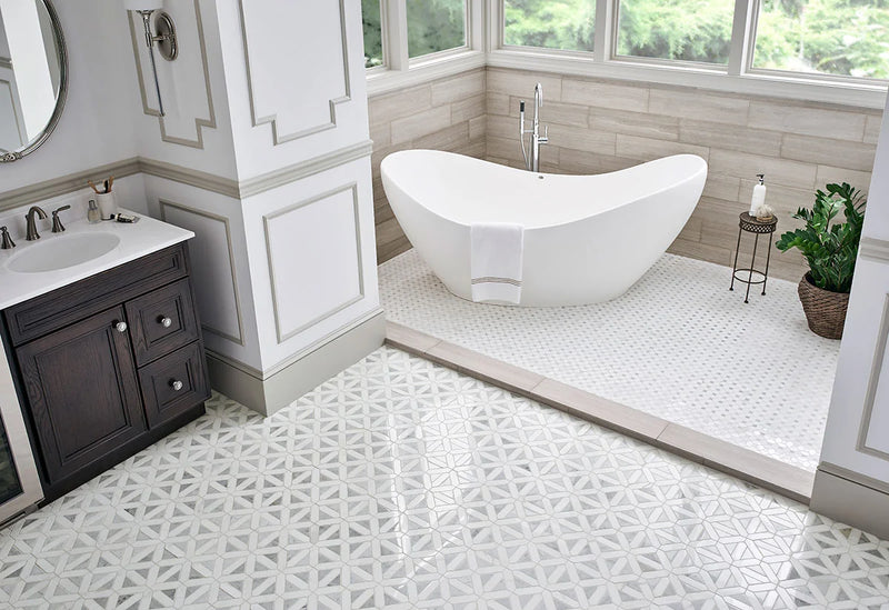 White Oak 4x12 Honed Marble Tile