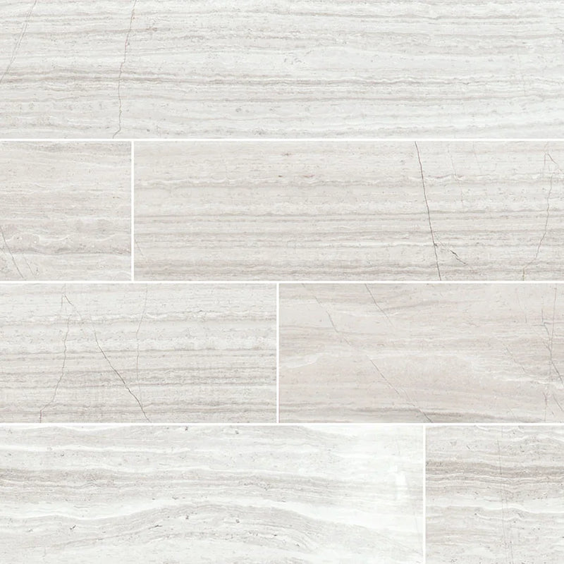 White Oak 6x24x0.38 Honed Marble Tile