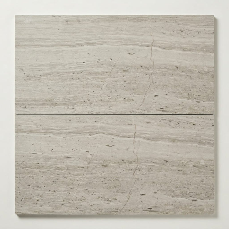 White Oak Marble Tile 12x24 Honed close-up