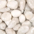White 3-5 CM 40 LBS Polished Porcelain Pebble
