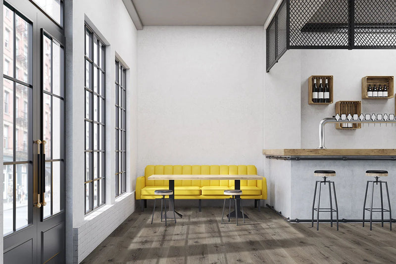 Wilmont Charcoal Oak 7x48 Low Gloss 2.5mm-20mil Luxury Vinyl Tile Wood Look Flooring Plank