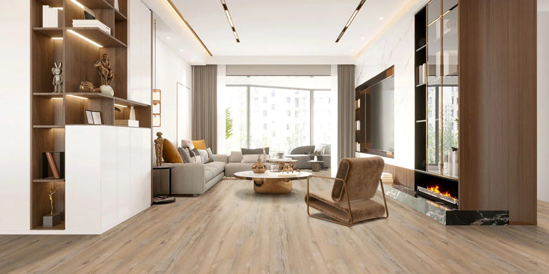 Wilmont Lime Washed Oak 7x48 Low Gloss 2.5mm-20mil Luxury Vinyl Tile Plank