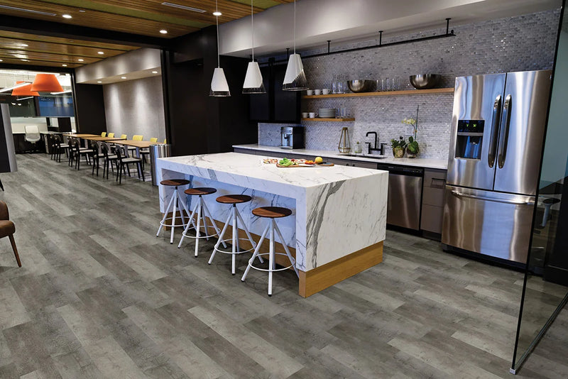 Wilmont Woodrift Gray 7x48 Low Gloss 2.5mm-20mil Luxury Vinyl Tile Plank