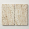 Wooden Travertine Paver 16x24 Tumbled 1.25 inch close-up