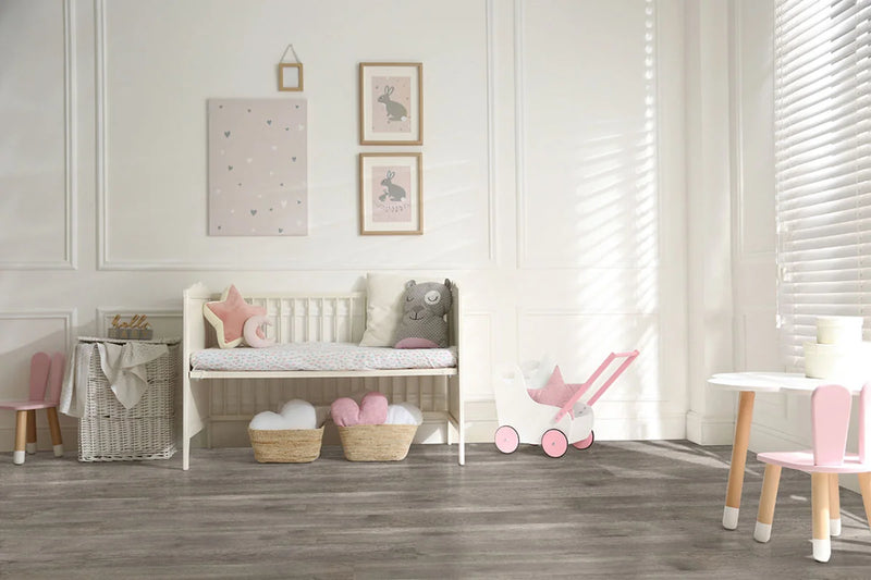 Woodhills Brook Timber Hickory 6.5x48 RL Low Gloss Hardwood Wood Look Plank